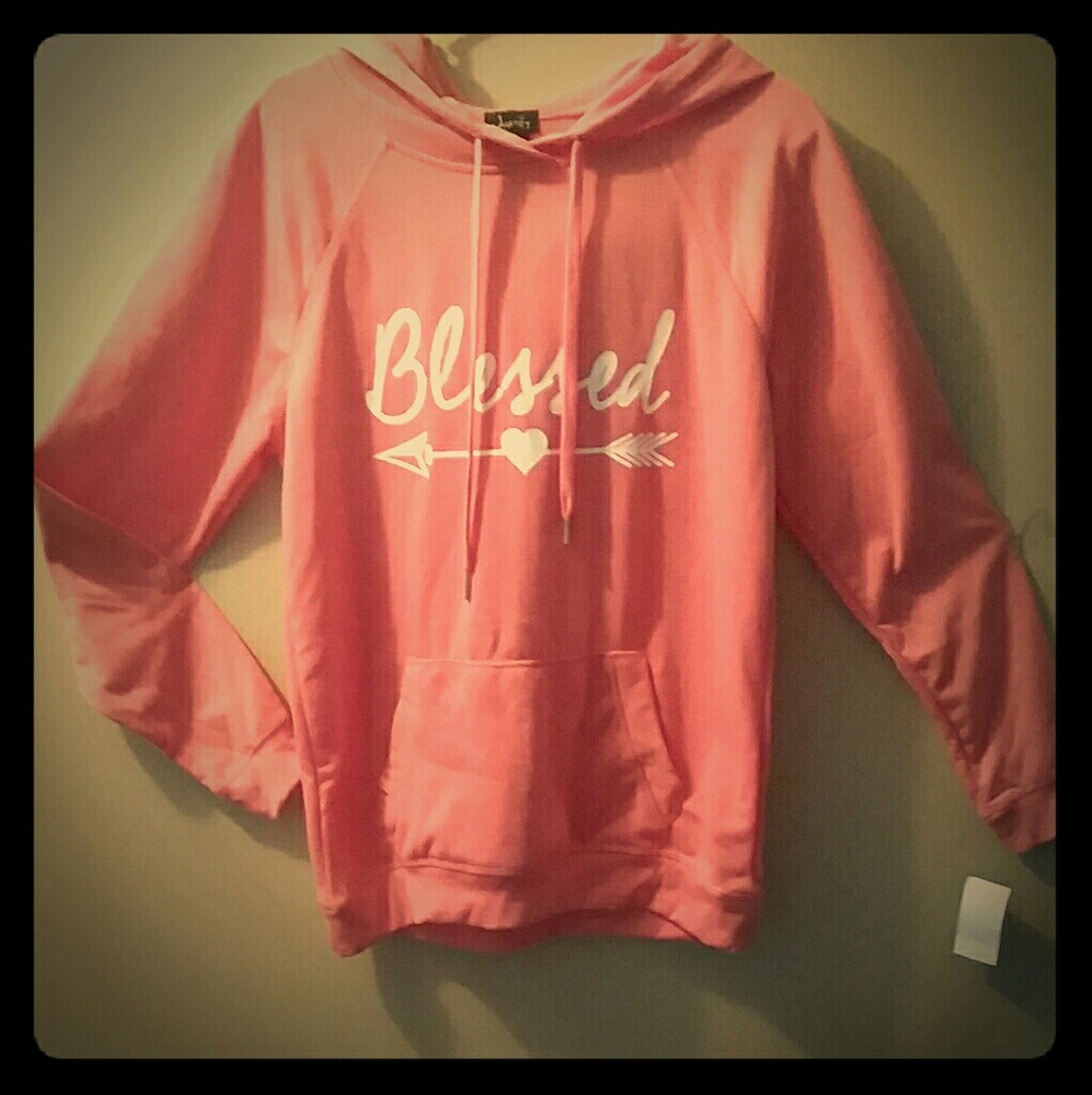 Coral Blessed Hoodie